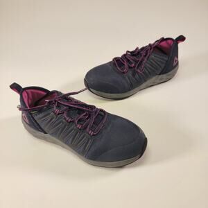 Reebok Astroride Comp Safety Toe Women’s Work Sneakers Size 8M Blue Pink